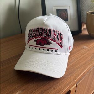 Arkansas Razorbacks Cap - White and Red
